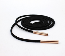 Leather Wrap Choker - Gold and Rose Gold Ends