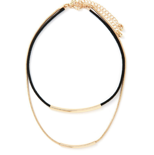 Double Trouble Gold Choker