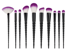 Unicorn Brushes - 10 Piece Pro Makeup Brush Set