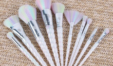 Unicorn Brushes - 10 Piece Pro Makeup Brush Set